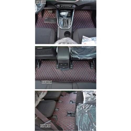 Good quality! Special car floor mats for KIA Carens 7 Seats 2017-2013 non-slip waterproof carpets for Carens 2015,Free shipping