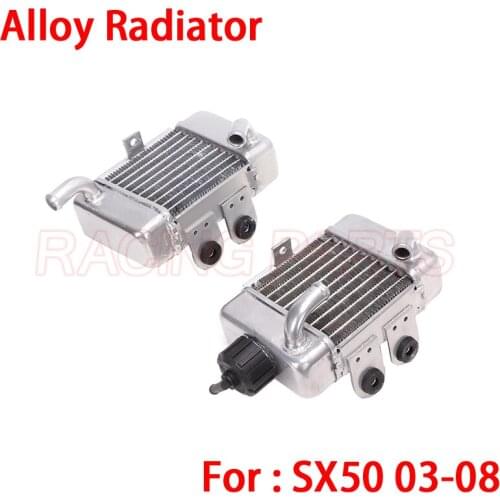 Alloy Radiator Kit for KTM 50 SX SXS Mini 49cc 50cc water cooled Mini Cross Dirt bike