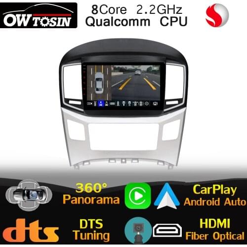 Qualcomm CPU Android Car Radio For Hyundai H1 Grand Starex iLoad 2015-2018 360 Panoramic GPS Optical HDMI DTS HIFI WiFi CarPlay