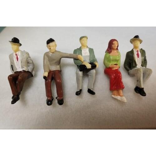 Building model 1/30 all peoples abs plastic model street landscape park character model