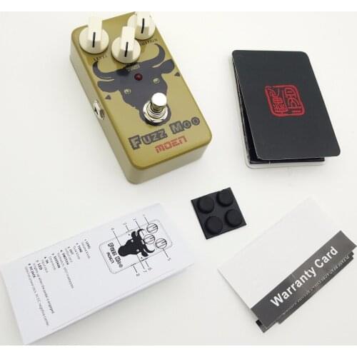 MOEN AM-FM Fuzz Moo Fuzz Guitar Effect Pedal True Bypass Full Metal Shell