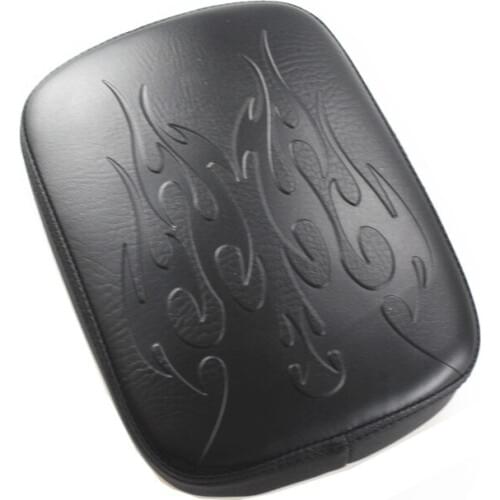 Motorcycle Black 8 Suction Cup Cross Pillion Passenger Seat For Harley Dyna Softail Sportster 883 Cruiser Chopper Custom