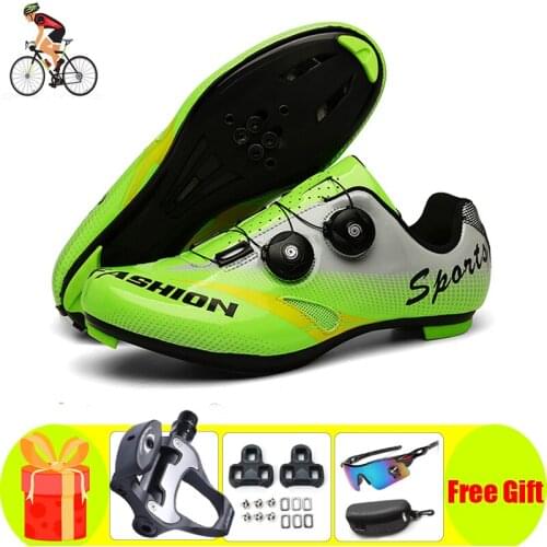 New Road Cycling Shoes Men Sneakers Pedal Self-Locking Bike Shoes Original Bicycle Sneaker Light Sports Training Shoes Outdoor