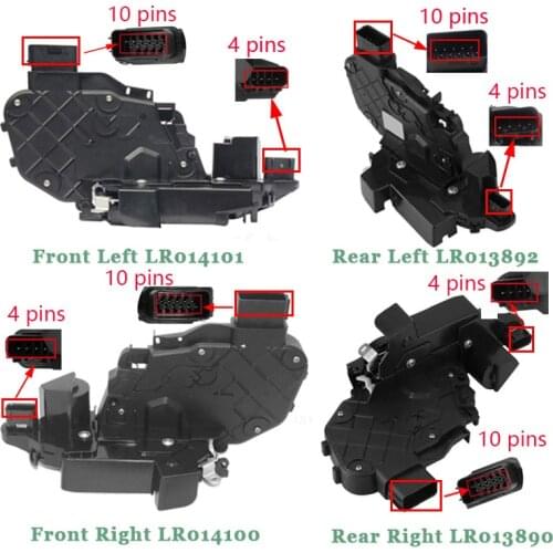 Door Lock Actuator Front Rear Left Right LR013890 LR013892 LR014100 LR014101 For LAND RANGE ROVER SPORT EVOQUE DISCOVERY 4 2010