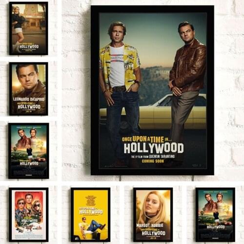 Eens... In Hollywood Movie Kwaliteit Wall Art Home Decor Canvas Schilderij Nordic Decoratie Hotel Bar Cafe Kamer Poster