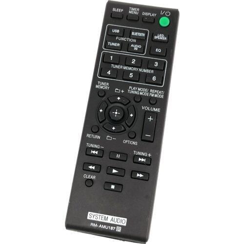 New Replace Remote Control RM-AMU187 For Sony PERSONAL AUDIO SYSTEM GTK-N1BT Fernbedienung