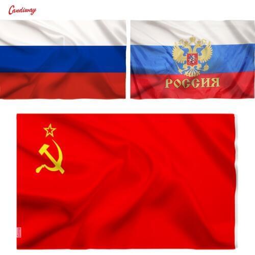 CCCP Outdoor Russian Federal Republic russia flags Country Banner High Quality Polyester Russian flag Home Dec NN002