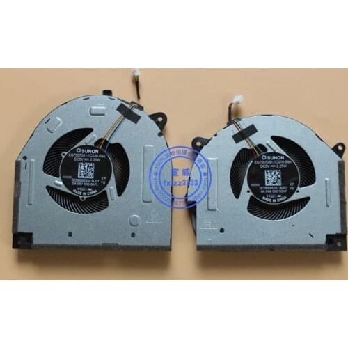 CPU GPU Cooling Fan For Lenovo LEGION 2019 Y7000 Y540 GTX1660Ti EG75070S1-1C030-S9A EG75070S1-1C010-S9A DFS5M325063B11 FLGA