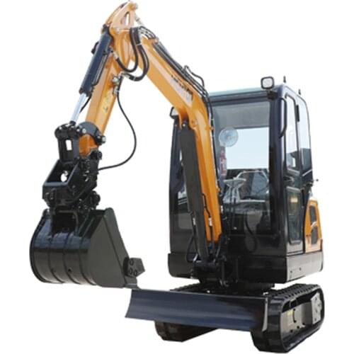 1.8T 2T Digger Machine Arm Deflextion Mini Excavators With Closed Cabin And CE EPA Euro 5