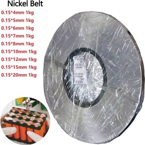 1kg 0.15x4mm to 20mm nickel strip 18650 battery pack welding nickel belt connecting Nickel Plated Steel Strip Lithium battery