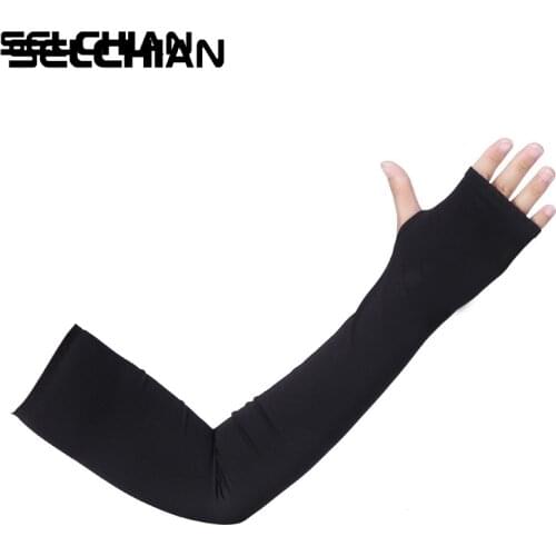 1 Pair Arm Sleeves Warmers Sun UV Protection Ice Cool Cycling Running Fishing Climbing Driving Arm Warmers for Men Women
