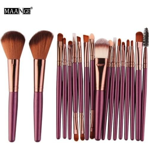 4/18Pcs Professional Makeup Brushes Set Powder Foundation Eyeshadow Make Up Tools Cosmetics Soft Synthetic Hair Maquiagem Hot