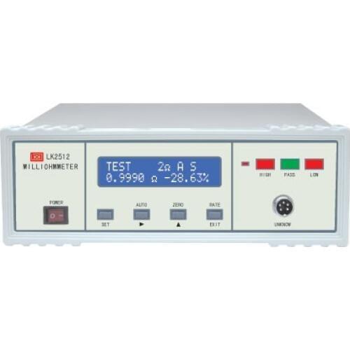 Fast arrival LANKE LK2512B Digital DC Low Resistance Tester 0.01m ohms-19.99M ohms, Accuracy 0.01