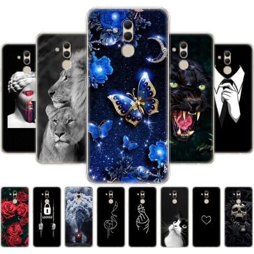 Case For Huawei Mate 20 Lite Case 6.3" Inch Transparent Silicon Soft Phone For Huawei Mate 20 Lite Cover Coque Capa