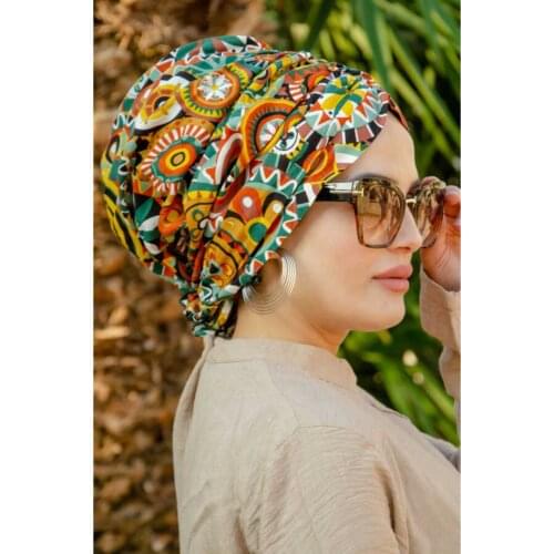 Cotton print muslim hijab scarf islamic inner hijab caps arab shawl hijab femme musulman turbante mujer