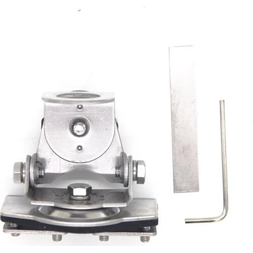 K3-66 Stainless Steel Mini Car Antenna Bracket Trunk Lid Hatchback Mount Bracket For Mobile Radio Antenna Clip Kit