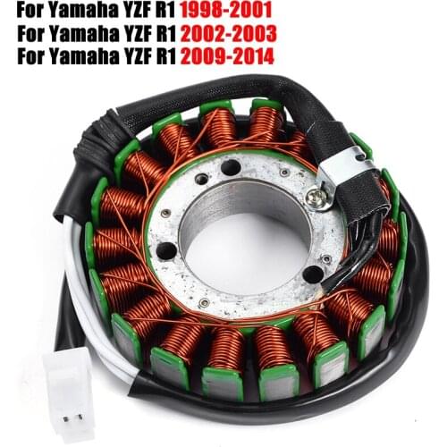 New Bjmoto Motorcycle stator Coil For Yamaha YZF R1 YZF-R1 YZFR11998 1999 2000 2001 4XV-81410-01