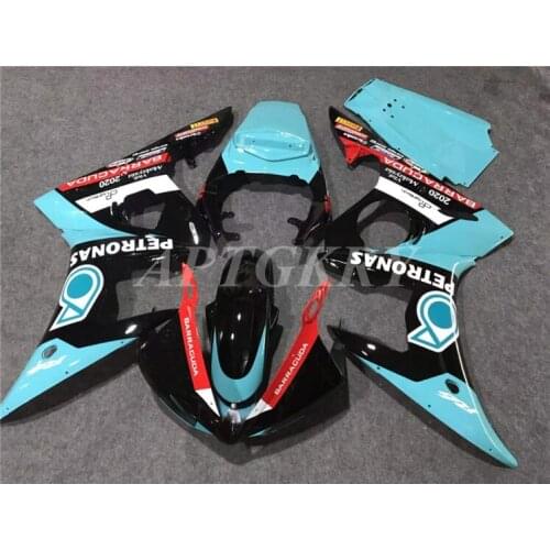 New ABS Plastic Shell Motorcycle Fairing Kits Fit For Yamaha YZF 600 R6 2003 2004 2005 R6 03 04 05 Bodywork set Custom Sky Blue
