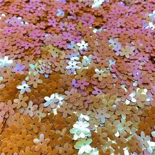 500Pcs/Lot 10mm Sequins PVC Flat Flower Shape Loose Sequin Paillettes Sewing Craft DIY Scrapbooking #04