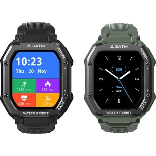 Kospet ROCK Smart Watch 1.69 Inch HD Bluetooth 5.0 Outdoor Sports 3ATM Waterproof Smart Watch
