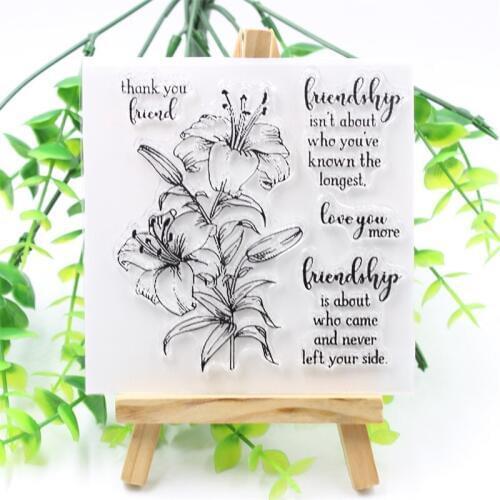 Mixed Small Square Transparent Clear Silicone Stamp/Seal for DIY scrapbooking/photo album Decorative clear stamp