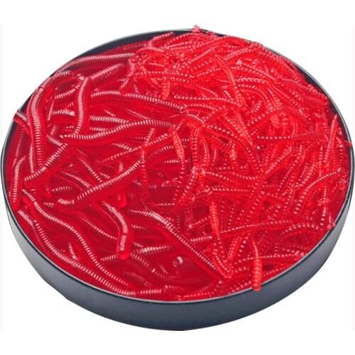 Super-strength Fishing soft lure t Silicone fake bait Earthworm bait Multi-scene fishing tools