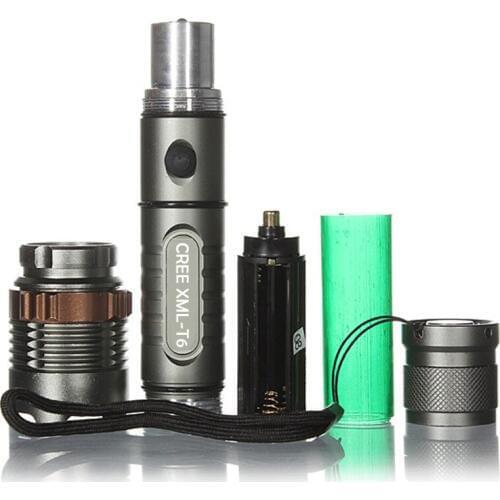 T6 XML Torch Rechargeable LED Flashlight 18650 8000LM Torch 5 Modes Zoomable Tactical Direct Charge Outdoor Camping Lanterna