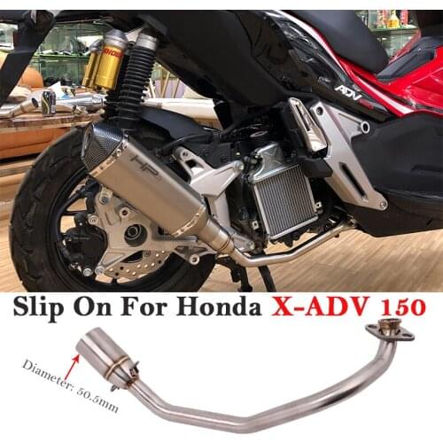 Slip On For Honda X-ADV 150 X ADV150 Motorcycle Exhaust Escape Modified Stainless Steel Front Link Pipe Connection 51mm Muffler