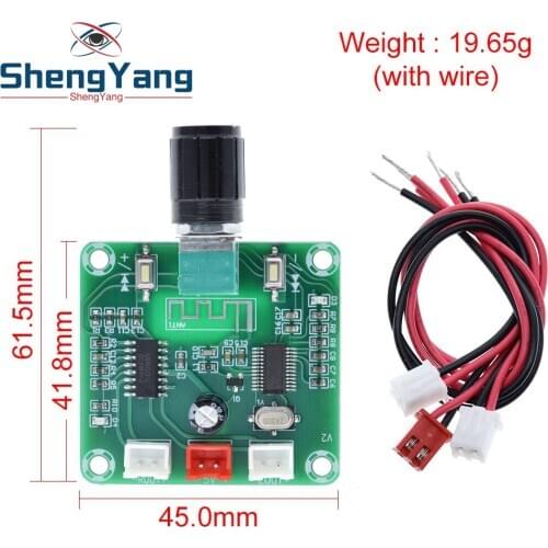 XH-A158 ultra clear Bluetooth 5.0 power amplifier board pam8403 small power DIY wireless speaker amplifier board 5W*2