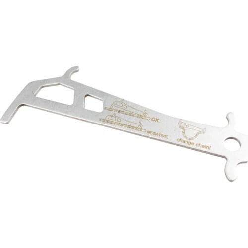 1Pc Mountain Bike Chain Checker Wear Indicator Gauge Measuring Ruler Repair