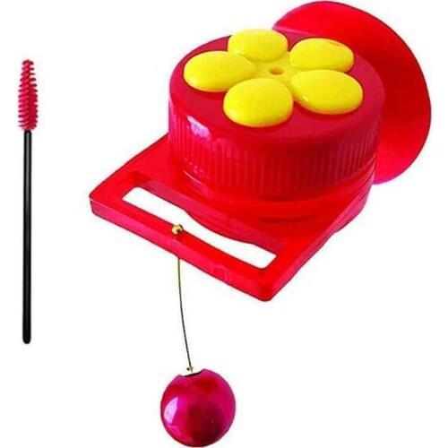 1pc Handheld Hummingbird Feeders With Suction Cup, Creative Straws Multifunctional Mini For Pets Feeder P3F9