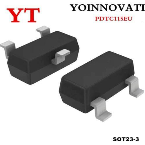 100pcs/lot PDTC115EU PDTC115E PDTC115 SOT-323 IC