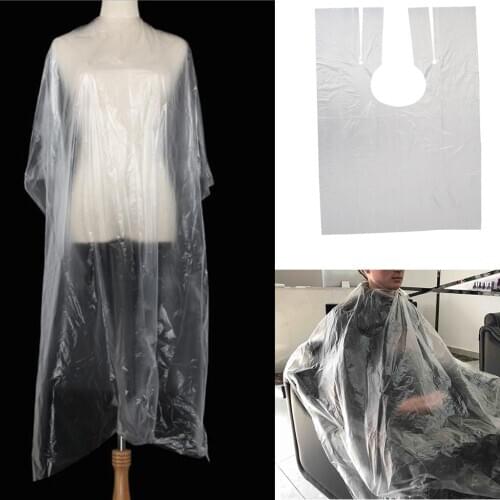 160pcs 150x130cm Disposable Hair Cutting Capes Set Salon Gown Protect Unisex