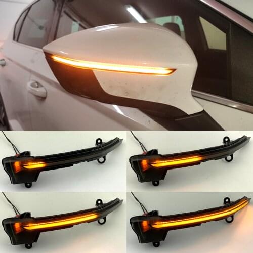 2PCS Car Side Mirror Indicator Light Dynamic LED Turn Signal Blinker For Seat Tarraco Ateca 2016 2017 2018 2019 2020 2021
