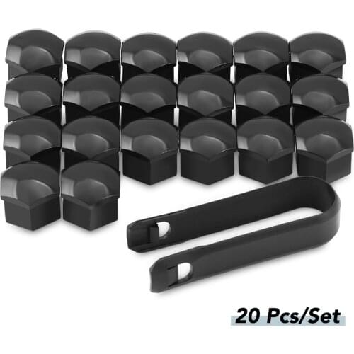 20Pcs Car Wheel Nut Caps for Skoda Octavia 2 A7 A5 A4 Vrs Fabia Rapid Yeti Superb
