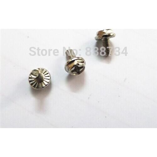 500pcs m3*6 steel with nickel coated Computer PC Case Hard Drive Motherboard Mounting Screws