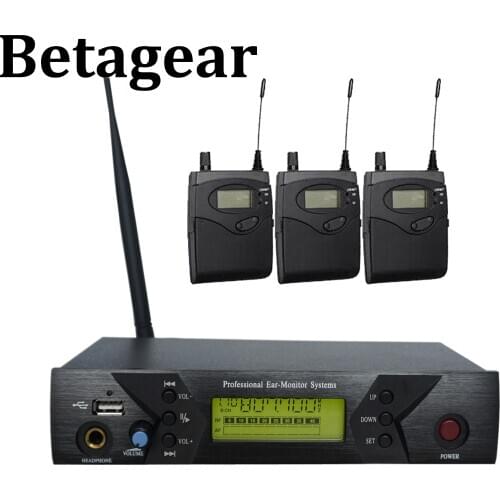 Betagear BK-510 wireless in ear monitor system monitoring stage ear monitors personal in-ear monitor wireless system for stage