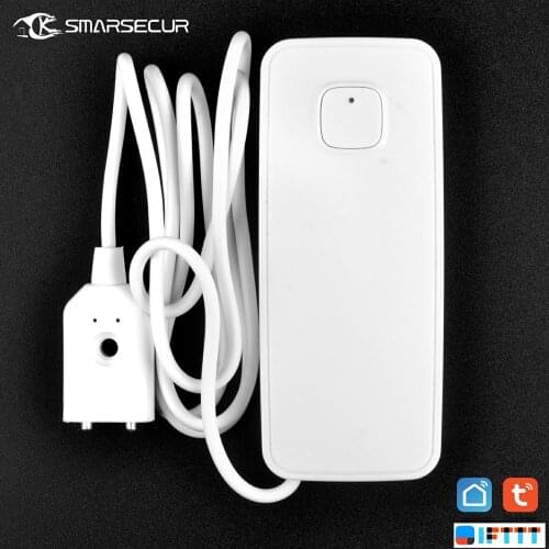 Tuya Smart Life APP Wifi Water Leakage Alarm Detector Water Flooding Detector Wifi