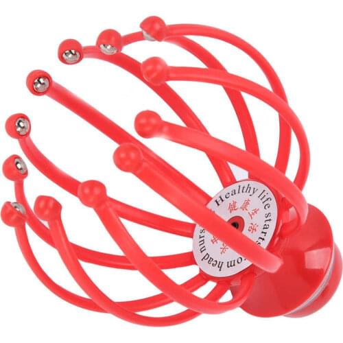 Electric Scalp Massager 12 Claw Rechargeable Vibrating Head Massager Relax