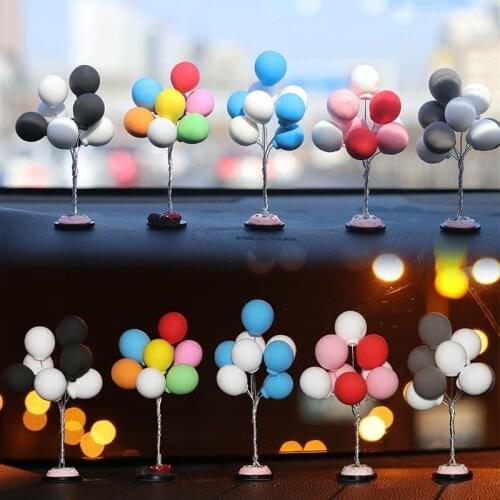 Lovely Balloon Car Decoration Charming Auto Ornaments Multicolour Mini Console Dashboard Decoration Car Interior Supplies