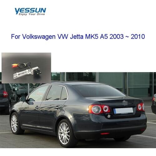 Car Reverse Rear View Camera For Volkswagen VW Jetta MK5 A5 MK4 2003 ~ 2010 License plate backup camera
