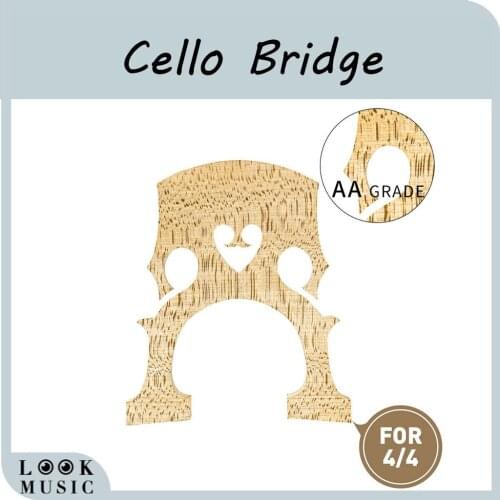 4/4 Cello Bridge Master AA Grade Maple Cello Bridge French Model Bridge Cello Use