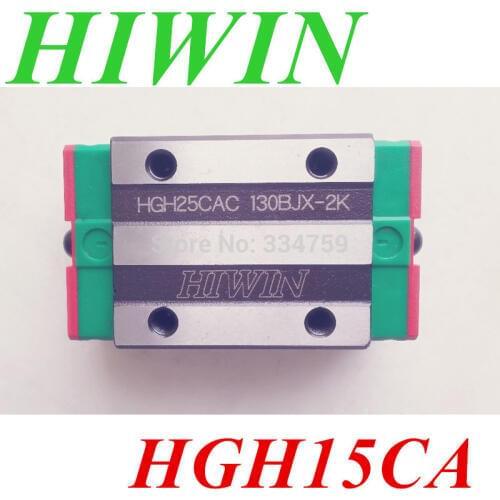 NEW 4pcs/lot HIWIN linear guide HGH15CA CNC rail block cnc parts for HGR15 linear guide rails block