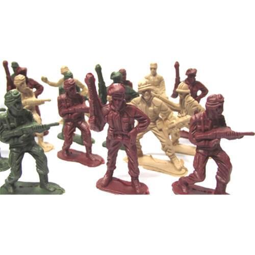 50Pcs 5cm Plastic Soldier Model World War II Soldier military Toys Best birthday Christmas gifts for Boys Toys for Children