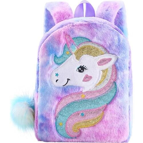 3D Animal Plush Children Backpacks Brand Design Girl Boys Backpack Toddler Kids Cute School Bags Kindergarten Cartoon Baby Bag