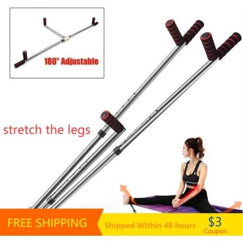 3 Bar Leg Stretcher splits Auxiliary trainer Stainless Steel Leg ligament stretch for Fitness Ballet Yoga Training Equipment
