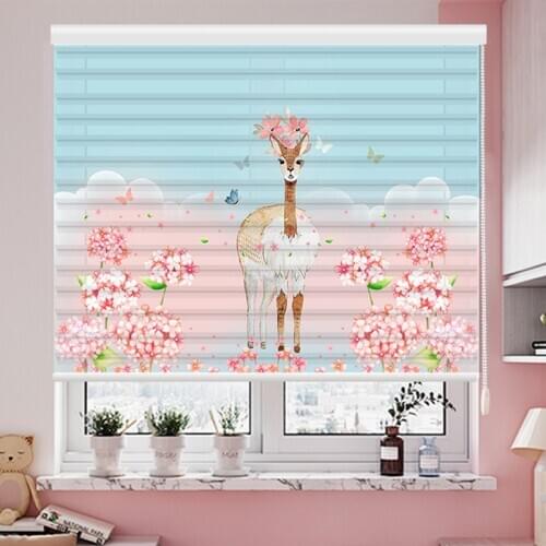 Roller blinds, childrens Shangri La curtain, design and size can be customized free of charge, curtain