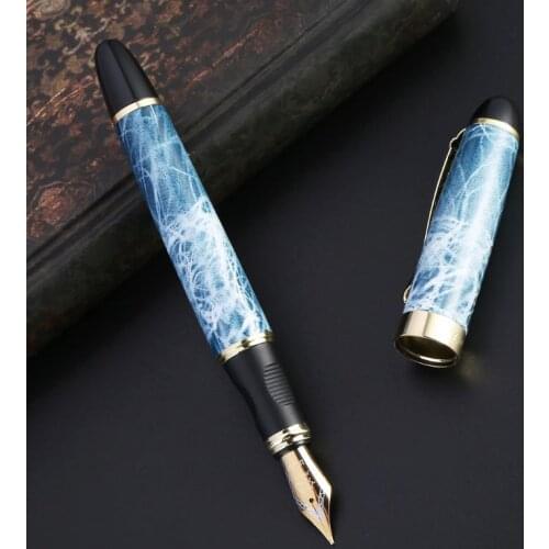 Luxury Fountain Pen Business Student Gift Medium Nib 0.5mm Calligraphy Durable