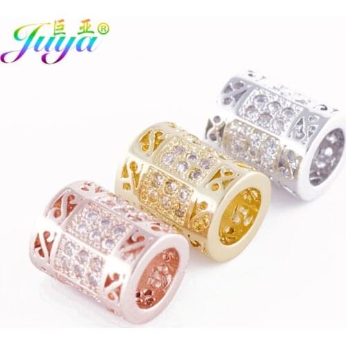 Big Hole Hollow Panora Charm Beads Gold/Rose Gold Infinity Pattern Metal Beads For Women Beadwork Charms Jewelry Making