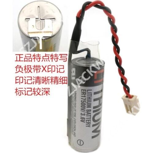 1PCS Original new robot special lithium battery ER17500V 3.6V with original plug